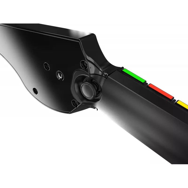 Ģitāras kontrolieris PDP Riffmaster melni pelēks bezvadu dators PS4 PS5 36h baterija