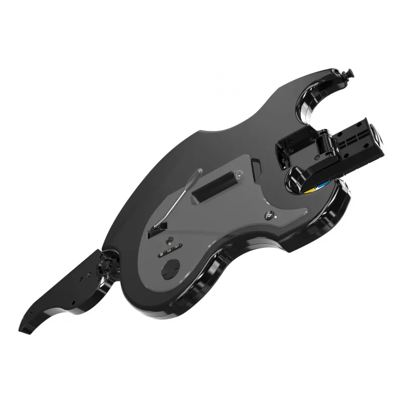 Ģitāras kontrolieris PDP Riffmaster melni pelēks bezvadu dators PS4 PS5 36h baterija