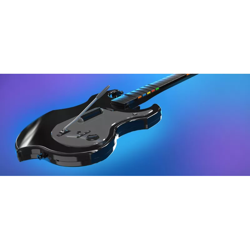 Ģitāras kontrolieris PDP Riffmaster melni pelēks bezvadu dators PS4 PS5 36h baterija