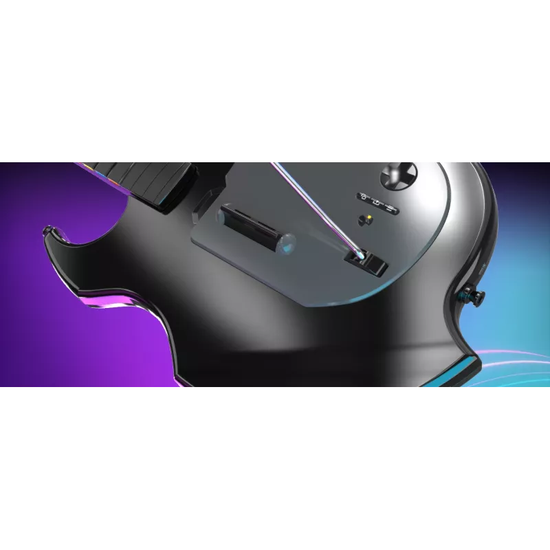 PDP Riffmaster melns, pelēks ģitāra analogā / digitālā PC, Xbox One, Xbox Series S, Xbox Series X