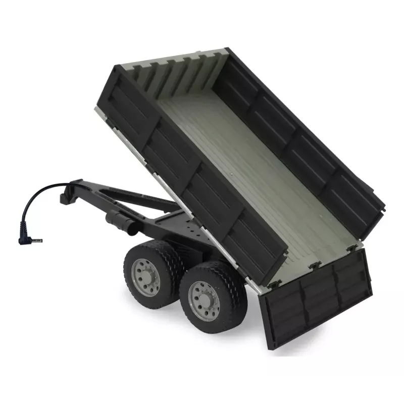 Jamara RC traktora pašizgāzēja piekabe, detaļa 1:16, melna, sliežu ceļa daļa, 0,41 kg