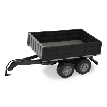 Jamara RC traktora pašizgāzēja piekabe, detaļa 1:16, melna, sliežu ceļa daļa, 0,41 kg