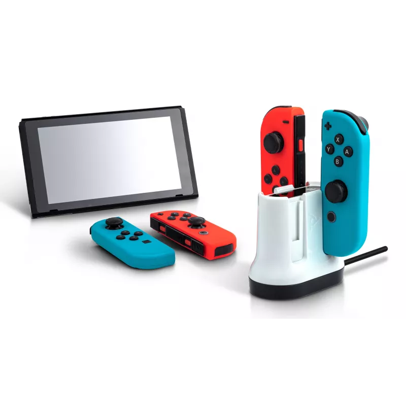 PDP Joy-Con Charging Shuttle, iekštelpām, 1,524 m, balta