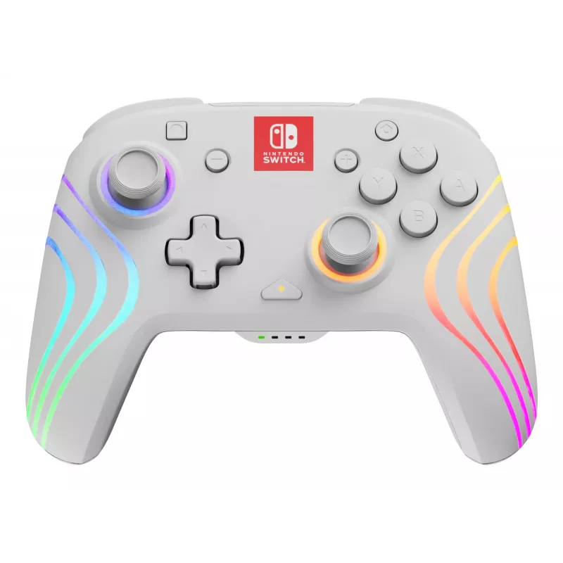 PDP Afterglow Wave balts spēļu kontrolieris analogais / digitālais Nintendo Switch, Nintendo Switch OLED