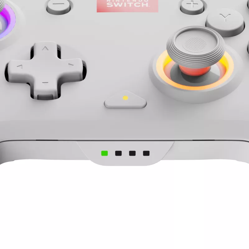 PDP Afterglow Wave balts spēļu kontrolieris analogais / digitālais Nintendo Switch, Nintendo Switch OLED