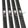 Strāvas sadales iekārta APC NetShelter 9000 PDU 24 maiņstrāvas kontaktligzdas (C13/C15/C19/C21), NEMA L6-20P, 200–208 V, 20 A, vertikāla 0U, melna