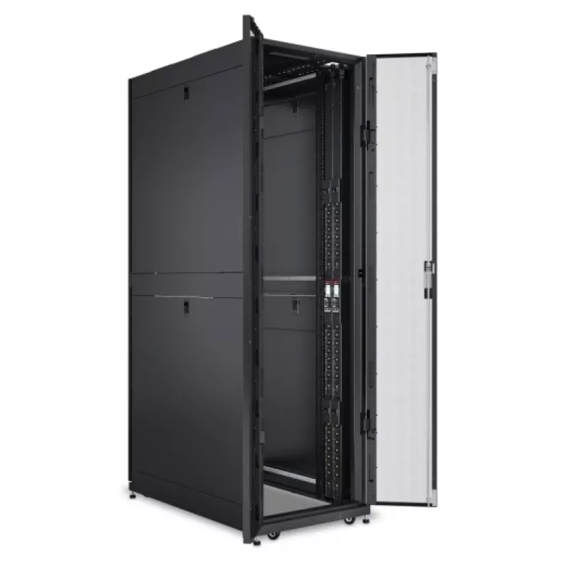 Strāvas sadales iekārta APC NetShelter 9000 PDU 24 maiņstrāvas kontaktligzdas (C13/C15/C19/C21), NEMA L6-20P, 200–208 V, 20 A, vertikāla 0U, melna
