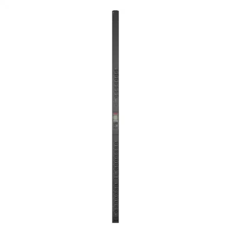Strāvas sadales iekārta APC NetShelter 9000 PDU 24 maiņstrāvas kontaktligzdas (C13/C15/C19/C21), NEMA L6-20P, 200–208 V, 20 A, vertikāla 0U, melna