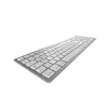 CHERRY KW 9100 plāns FOR MAC tastatūra Universāla USB + Bluetooth QWERTY Angļu Sudraba