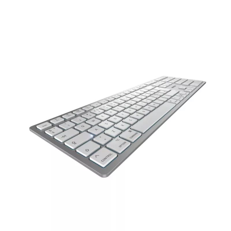 CHERRY KW 9100 plāns FOR MAC tastatūra Universāla USB + Bluetooth QWERTY Angļu Sudraba