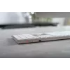 CHERRY KW 9100 plāns FOR MAC tastatūra Universāla USB + Bluetooth QWERTY Angļu Sudraba