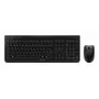Bezvadu pilna izmēra tastatūras un peles komplekts Cherry DW 3000 — RF bezvadu, QWERTZ izkārtojums, 108 taustiņi, melns