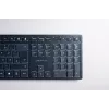 CHERRY KW 9100 plāns klaviatūra Universāla RF Bezvadu + Bluetooth Melna
