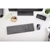 CHERRY KW 9100 plāns klaviatūra Universāla RF Bezvadu + Bluetooth Melna
