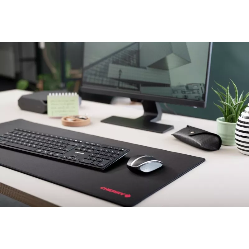 CHERRY KW 9100 plāns klaviatūra Universāla RF Bezvadu + Bluetooth Melna