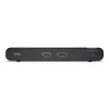 KVM slēdzis Belkin Universal 2nd Gen — 2 portu drošs KVM, HDMI/DisplayPort, 4K@60Hz, USB tastatūra/pele, melns, montāža statīvā