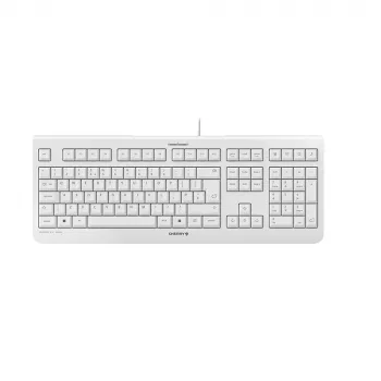 CHERRY KC 1000 vadu tastatūra, gaiši pelēka, USB (QWERTY - UK)
