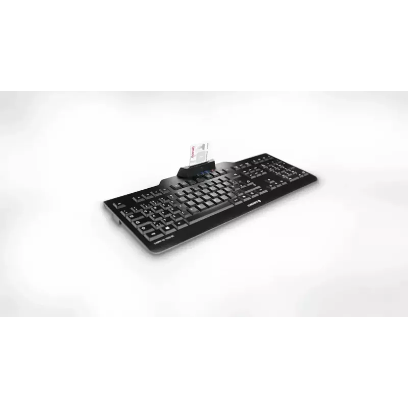 Vadu Cherry KC 1000 SC pilna izmēra USB tastatūra, QWERTZ izkārtojums, 109 taustiņi, 1,8 m kabelis, melna