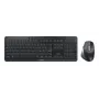 CHERRY Stream desktop ultimate tastatūra Pele iekļauta Mājas/Biroja USB + RF Wireless + Bluetooth AZERTY Francūžu Melna