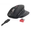 CHERRY Stream desktop ultimate tastatūra Pele iekļauta Mājas/Biroja USB + RF Wireless + Bluetooth AZERTY Francūžu Melna
