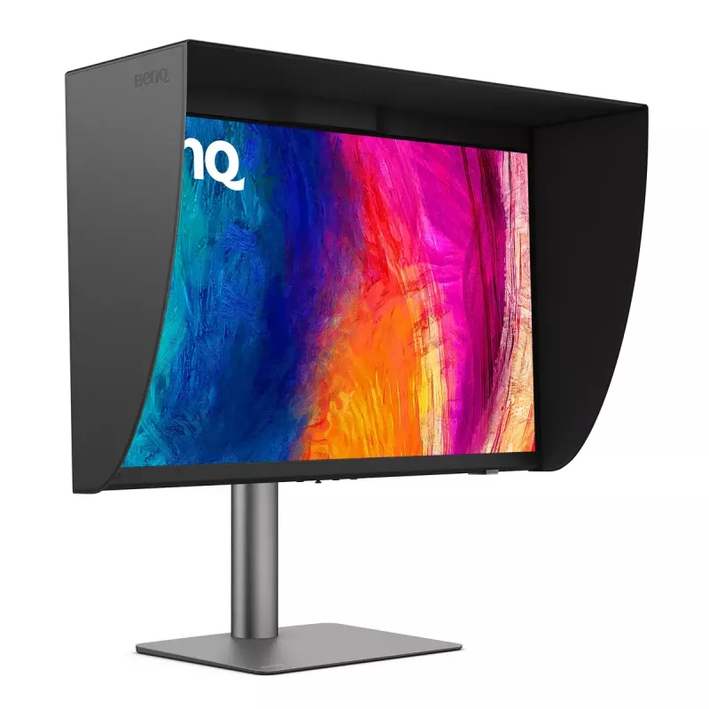 Computer monitor BenQ PD2770U 27 inch 4K UHD (3840×2160) IPS LCD, 5 ms, 400 cd/m², USB 3.2 hub, VESA, height adjustable