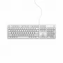 DELL vadu tastatūra - KB216 - vācu (QWERTZ) - balta, pilna izmēra (100%), vadu, USB, QWERTZ, balta