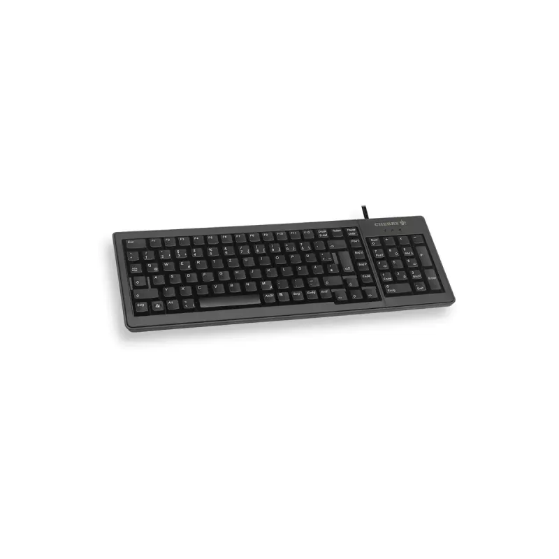 CHERRY XS G84-5200 KOMPAKTA KLaviatūra, vadu, USB/PS2, melna, (QWERTY - UK)