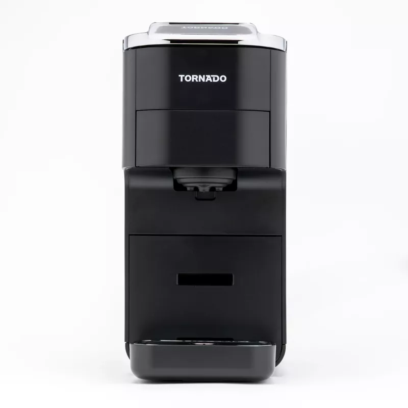 TORNADO TCM7042-GS | 5-in-1 Multi-Capsule Coffee Machine, Kapsulu kafijas automāts, 1,5 L, Kafijas kapsula, Malta kafija, 1350 W, Melns