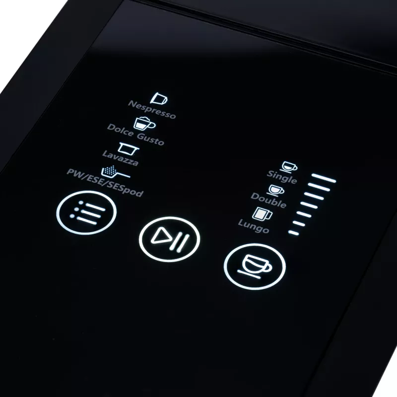 TORNADO TCM7042-GS | 5-in-1 Multi-Capsule Coffee Machine, Kapsulu kafijas automāts, 1,5 L, Kafijas kapsula, Malta kafija, 1350 W, Melns