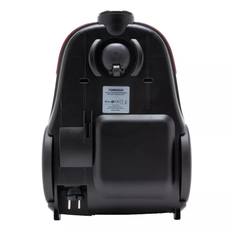 TORNADO VCCKC800RCL 800 W bezmaisa cilindriskā putekļsūcējs ar 7 m kabeli
