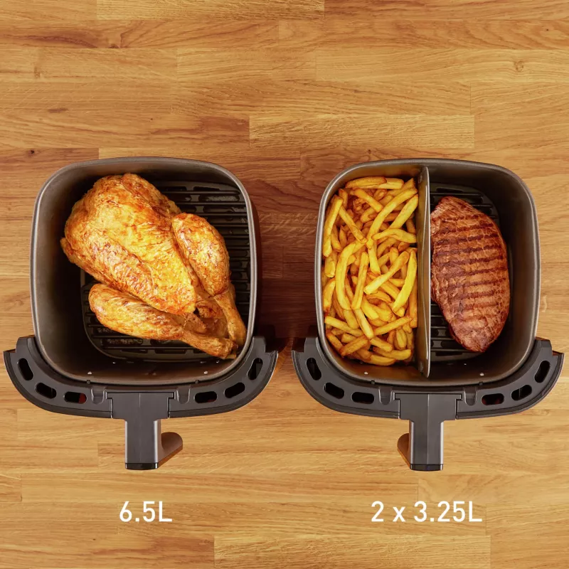 Karstā gaisa fritieris Tefal Easy Fry & Grill EY8018 6,5 L 1,5 kg 1830 W skārienjutīgs LCD brīvi novietojams melns
