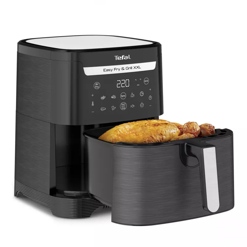 Karstā gaisa fritieris Tefal Easy Fry & Grill EY8018 6,5 L 1,5 kg 1830 W skārienjutīgs LCD brīvi novietojams melns