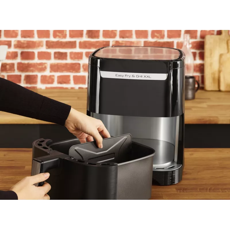 Karstā gaisa fritieris Tefal Easy Fry & Grill EY8018 6,5 L 1,5 kg 1830 W skārienjutīgs LCD brīvi novietojams melns