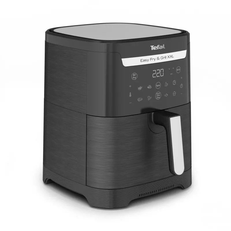 Karstā gaisa fritieris Tefal Easy Fry & Grill EY8018 6,5 L 1,5 kg 1830 W skārienjutīgs LCD brīvi novietojams melns