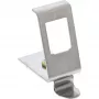 InLine Keystone stiprinājums DIN sliedei, 1 porta, metāla
