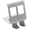 InLine Keystone montāža uz DIN sliedes, 2 portu, metāla