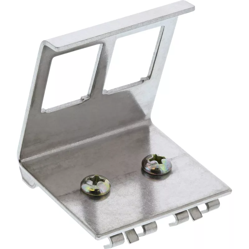 InLine Keystone montāža uz DIN sliedes, 2 portu, metāla