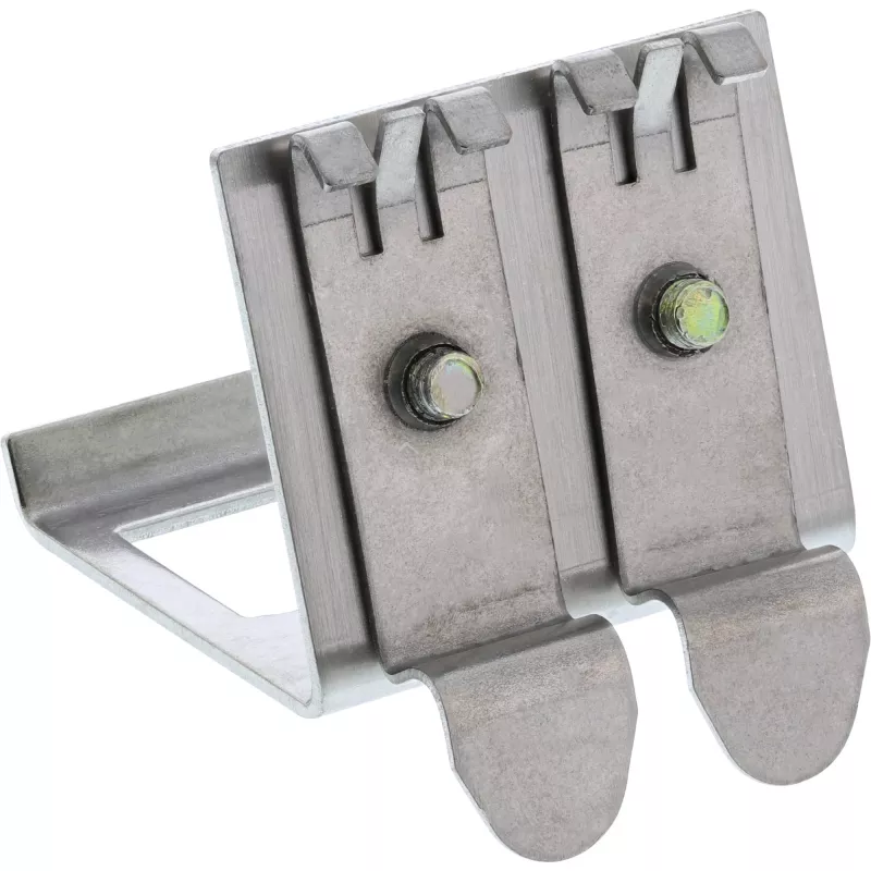 InLine Keystone montāža uz DIN sliedes, 2 portu, metāla