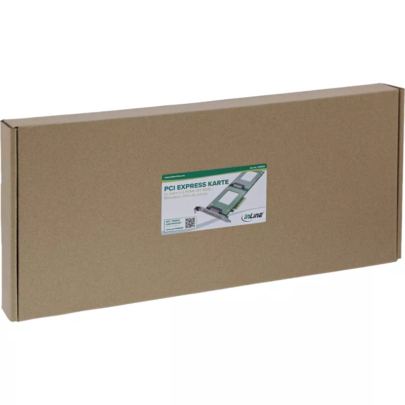 InLine 76660O Iekšējais U.2 Adapteris PCIe Vīrišķā tipa 4 Gbit/s