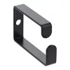 Kabeļa kronšteins InLine 43x70mm metāls melns — universāls kabeļu turētājs, 12.3×70×55 mm