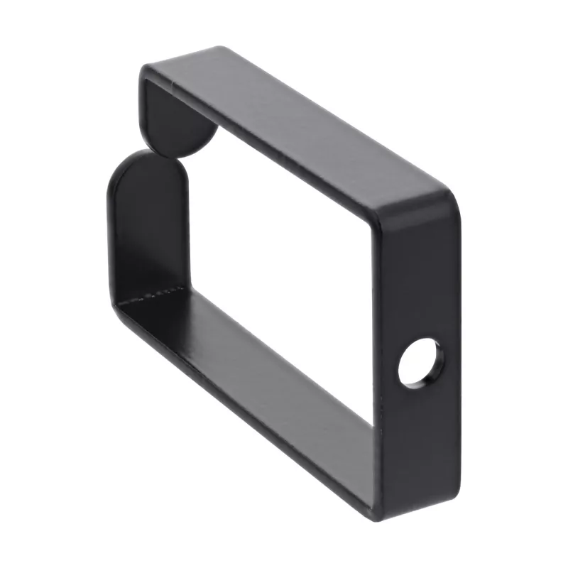 Kabeļa kronšteins InLine 43x70mm metāls melns — universāls kabeļu turētājs, 12.3×70×55 mm
