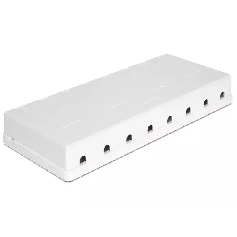 Kontaktligzdu kārba DeLOCK 86209 balta