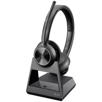 HP Poly Savi 7320 Stereo DECT 1880-1900 MHz Top, Melns, MacOS, 190 mm, 210 mm, 55 mm, 300 g