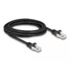 DeLOCK kabelis RJ50 vīrišķais uz RJ50 vīrišķais S/FTP 3 m melns