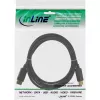 DisplayPort kabelis InLine 15355, 0,5 m, DisplayPort–DisplayPort, melns, 6 mm