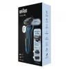 Braun Series 6 61-B1500s folijas skuveklis ar trimeri, zils