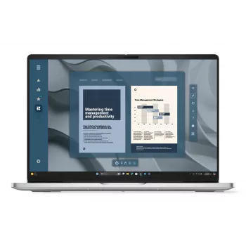 DELL Pro 16 PC16255 Copilot+ PC AMD Ryzen™ AI 5 340 Portatīvais dators 40,6 cm (16 collas) Full HD+ 16 GB DDR5-SDRAM 512 GB SSD Wi-Fi 6E (802.11ax) Windows 11 Pro Vācu Platīna