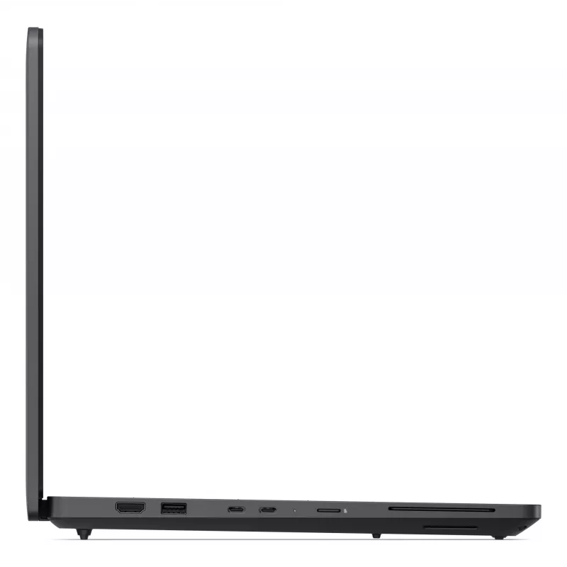 DELL Pro Max 16 MC16250 Intel Core Ultra 7 265H Mobilā darbstacija 40,6 cm (16 collas) Full HD+ 32 GB DDR5-SDRAM 1 TB SSD NVIDIA RTX PRO 1000 Blackwell Wi-Fi 7 (802.11be) Windows 11 Pro Vācu Melns