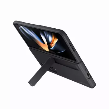 Mobilā tālruņa maciņš-apvalks Samsung EF-OF93PCBEGWW Galaxy Z Fold4, melns, galda statīvs