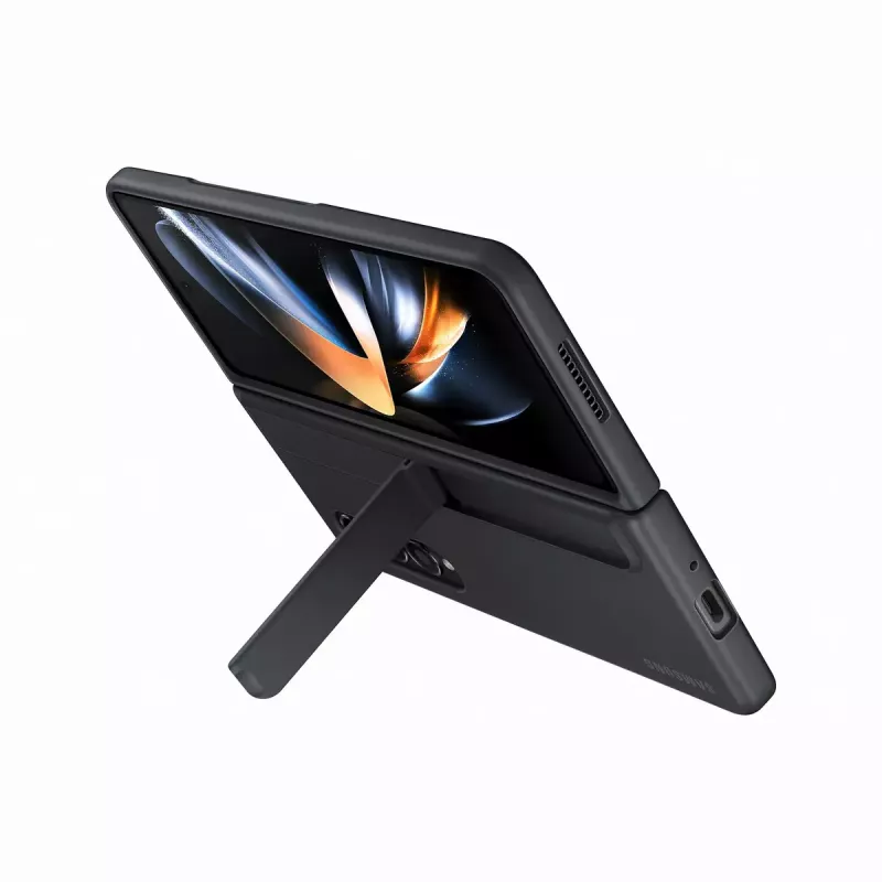 Mobilā tālruņa maciņš-apvalks Samsung EF-OF93PCBEGWW Galaxy Z Fold4, melns, galda statīvs